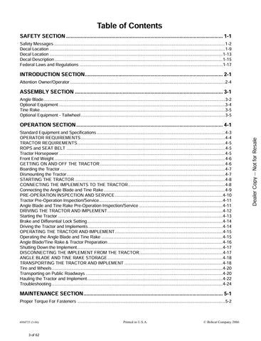 BOBCAT (6904725) OPERATION AND MAINTENANCE MANUAL PDF FILE