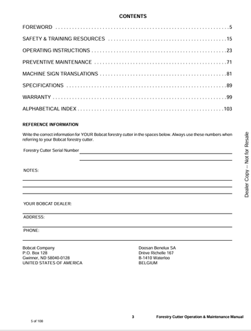 BOBCAT (6904961ENUS) OPERATION & MAINTENANCE MANUAL PDF FILE