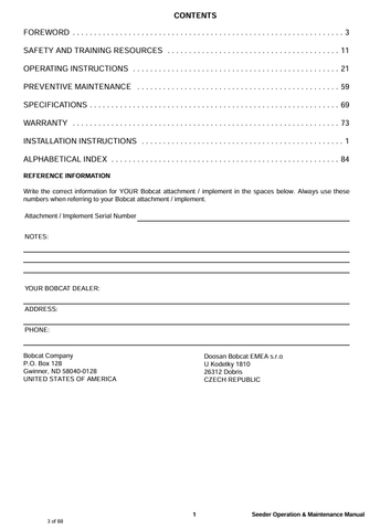 BOBCAT (6987212ENGB) OPERATION & MAINTENANCE MANUAL PDF DOWNLOAD