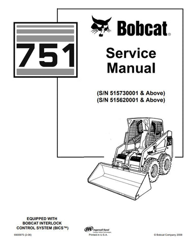 Unlock the full potential of your BOBCAT 751 with the comprehensive Service Manual (6900975) designed for models 515730001 and 515620001 and up. This PDF file is an essential resource for maintenance and repair, providing detailed diagrams, troubleshooting tips, and step-by-step instructions to keep your equipment running smoothly. Whether you're a seasoned technician or a DIY enthusiast, this manual ensures you have the knowledge and guidance needed to tackle any service task with confidence. Don't miss ou