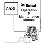 Enhance your operational efficiency with the BOBCAT 753L Loader Operation & Maintenance Manual (6722925) in PDF format. This comprehensive guide is designed to provide you with essential information on the proper use and upkeep of your loader, ensuring optimal performance and longevity.