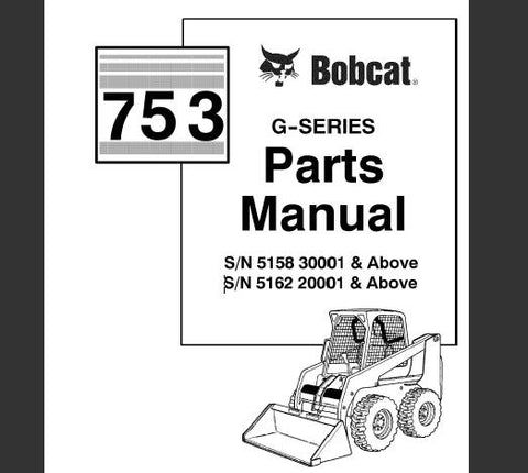 Discover the ultimate resource for maintaining your BOBCAT 753 G-Series Skid Steer Loader with our comprehensive Parts Catalog Manual. This PDF file is meticulously designed to provide you with detailed diagrams, part numbers, and specifications, ensuring you have everything you need for efficient repairs and maintenance.