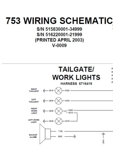 Unlock the full potential of your BOBCAT 753 with the comprehensive Hydraulic Schematic Manual (Part Number: 6900976). This PDF file is an essential resource for operators and technicians, providing detailed diagrams and schematics that simplify troubleshooting and maintenance tasks.