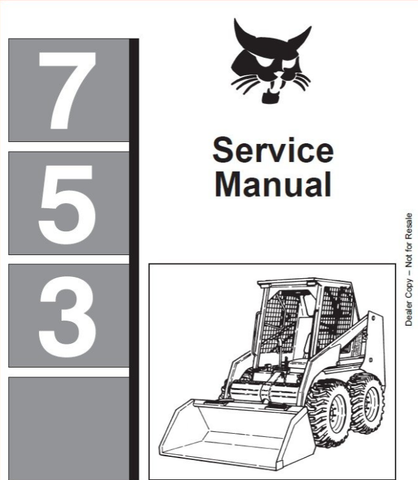 Unlock the full potential of your BOBCAT 753 Loader with our comprehensive Service Repair Workshop Manual, available in a convenient PDF format. This essential guide is designed to provide you with detailed instructions, diagrams, and troubleshooting tips to keep your equipment running smoothly and efficiently.