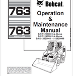Discover the essential BOBCAT 763 & 763 High Flow Loader Operation & Maintenance Manual (6900971) in a convenient PDF format. This comprehensive guide is designed to help you maximize the performance and longevity of your loader, ensuring you get the most out of your investment.