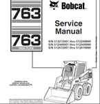 Discover the ultimate resource for maintaining your BOBCAT 763 and 763 High Flow Loader with our comprehensive Service Manual (Part Number: 6900091). This PDF file is designed to provide you with detailed instructions, diagrams, and troubleshooting tips to keep your loader running smoothly and efficiently.