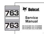 Discover the essential BOBCAT 763 and 763 High Flow Service Manual (Part Number: 6900091) in a convenient PDF format. This comprehensive guide is designed to provide you with all the necessary information to maintain and repair your equipment efficiently. With detailed diagrams, step-by-step instructions, and troubleshooting tips, you can ensure your BOBCAT operates at peak performance.
