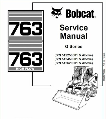 Unlock the full potential of your BOBCAT 763 Loader with our comprehensive Service Repair Workshop Manual, available in a convenient PDF format. This essential guide is designed to provide you with detailed instructions, diagrams, and troubleshooting tips to keep your loader running smoothly and efficiently.