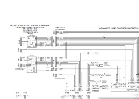 Discover the essential BOBCAT 763 Without Boss Electrical Wiring Schematic Manual, available in a convenient PDF format. This comprehensive guide is designed for operators and technicians who need detailed electrical schematics to ensure optimal performance and maintenance of their BOBCAT 763 equipment.
