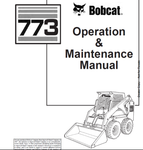 Discover the essential BOBCAT 773 Loader Operation & Maintenance Manual (Part No. 6900372) in a convenient PDF format. This comprehensive guide is designed to help you maximize the performance and longevity of your loader, ensuring you get the most out of your investment.