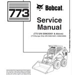 Unlock the full potential of your BOBCAT 773 Loader with the comprehensive Service Manual (Part Number: 6900092). This PDF file is an essential resource for both seasoned professionals and DIY enthusiasts, providing detailed insights into maintenance, troubleshooting, and repair procedures tailored specifically for your loader model.