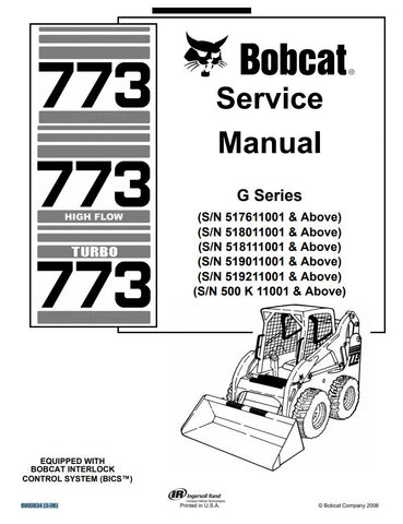 Unlock the full potential of your BOBCAT 773 Skid Steer Loader with the comprehensive Service Manual (Part No. 6900834). This PDF file is an essential resource for operators and technicians alike, providing detailed instructions, diagrams, and troubleshooting tips to ensure optimal performance and maintenance. With easy navigation and clear illustrations, you can quickly access the information you need to keep your equipment running smoothly and efficiently. Invest in this manual today to enhance your opera