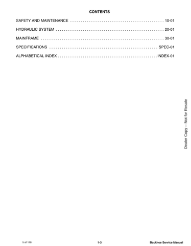 BOBCAT 7BH, 9BH BACKHOE (6990887) SERVICE MANUAL PDF DOWNLOAD