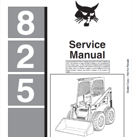 Unlock the full potential of your BOBCAT 825 Loader with the comprehensive Service Manual (Part Number: 6549899) in PDF format. This essential guide provides detailed instructions, diagrams, and troubleshooting tips to ensure your loader operates at peak performance.