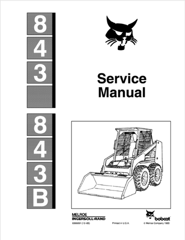 Unlock the full potential of your BOBCAT 843 and 843B with the comprehensive Service Manual (Part Number: 6566091) available in a convenient PDF format. This essential guide is designed to provide you with detailed instructions, diagrams, and troubleshooting tips to keep your equipment running smoothly and efficiently.