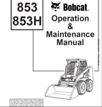 Enhance your operational efficiency with the BOBCAT 853 and 853H Loader Operation & Maintenance Manual (6722906). This comprehensive PDF file is designed to provide you with essential insights and guidelines for the effective use and upkeep of your loader, ensuring optimal performance on every job site.