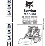 Discover the ultimate resource for maintaining your BOBCAT 853 & 853H Loader with the comprehensive Service Manual (Part Number: 6720755). This PDF file is designed to provide you with detailed insights and step-by-step instructions, ensuring that you can perform repairs and maintenance with confidence and ease.