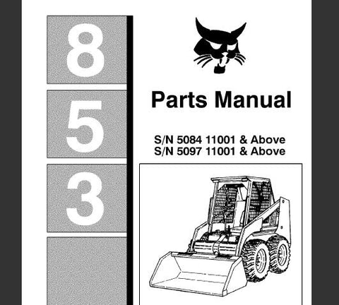 Discover the ultimate resource for maintaining your BOBCAT 853 Skid Steer Loader with our comprehensive Parts Catalog Manual. This PDF file is meticulously designed to provide you with detailed diagrams and specifications, ensuring you have all the information you need to keep your equipment running smoothly.