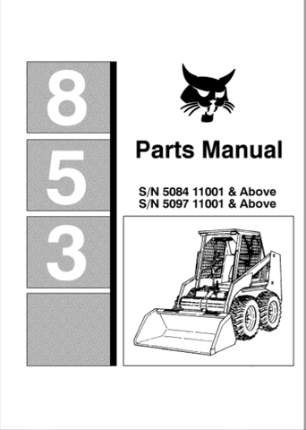 Discover the ultimate resource for your BOBCAT 853 Skid Steer with our comprehensive Parts Catalogue Manual in PDF format. This essential guide provides detailed diagrams and part numbers, ensuring you can easily identify and order the components you need to keep your machine running smoothly.