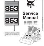 Discover the ultimate resource for maintaining your BOBCAT 863 and 863 High Flow Loader with the comprehensive Service Manual (Part Number: 6900648). This PDF file is designed to provide you with detailed insights and step-by-step instructions, ensuring that you can keep your equipment running smoothly and efficiently.