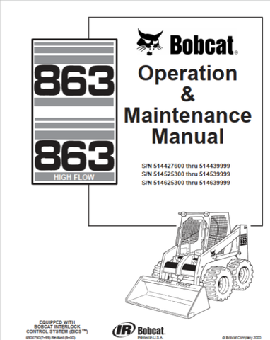 Unlock the full potential of your BOBCAT 863 with our comprehensive High Flow Operation & Maintenance Manual. This PDF file is designed to provide you with essential insights and detailed instructions to ensure optimal performance and longevity of your equipment.