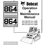 Enhance your Bobcat 864 and 864 High Flow Loader experience with the comprehensive Operation & Maintenance Manual (Part Number: 6900953). This PDF file is an essential resource for operators and maintenance personnel, providing detailed instructions and insights to ensure optimal performance and longevity of your equipment.