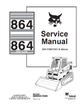 Unlock the full potential of your BOBCAT 864 and 864 High Flow with the comprehensive Service Manual (Part Number: 6900627). This PDF file is an essential resource for operators and technicians alike, providing detailed insights into maintenance, troubleshooting, and repair procedures tailored specifically for your equipment.
