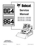 Unlock the full potential of your BOBCAT 864 and 864 High Flow with the comprehensive Service Manual (Part Number: 6900945). This PDF file is an essential resource for operators and technicians alike, providing detailed insights into maintenance, troubleshooting, and repair procedures tailored specifically for your equipment.