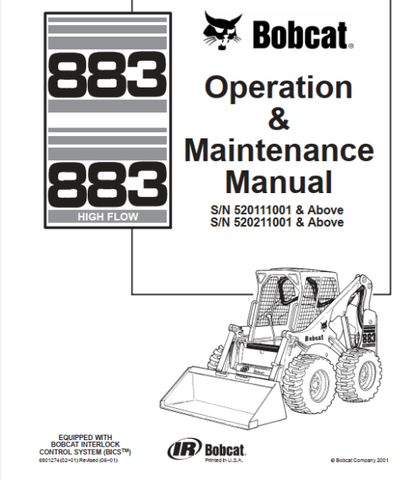 Enhance your operational efficiency with the BOBCAT 873 High Flow Operation & Maintenance Manual, available in a convenient PDF format. This comprehensive guide is designed to provide you with essential information on the effective use and upkeep of your BOBCAT 873, ensuring optimal performance and longevity.
