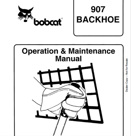 Enhance your Bobcat 907 backhoe experience with the comprehensive Operation & Maintenance Manual (Part Number: 6556979). This PDF file is an essential resource for operators and maintenance personnel, providing detailed instructions and guidelines to ensure optimal performance and longevity of your equipment.