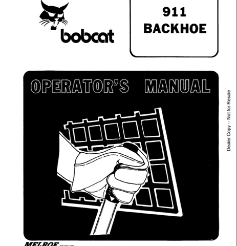 Enhance your operational efficiency with the BOBCAT 911 Backhoe Operator Manual (6556820) in PDF format. This comprehensive guide is designed to provide you with essential information and insights to maximize the performance of your backhoe. Whether you're a seasoned operator or a newcomer, this manual is an invaluable resource for understanding the machine's features and capabilities.