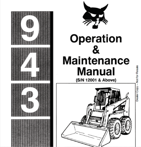 Enhance your operational efficiency with the BOBCAT 943 Loader Operation & Maintenance Manual. This comprehensive PDF file is designed to provide you with essential insights and guidelines for the effective use and upkeep of your loader, ensuring optimal performance on every job site.