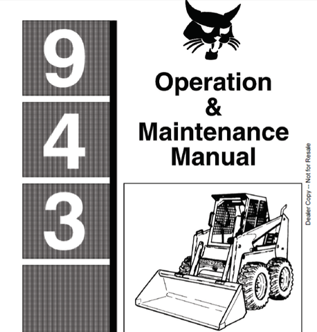 Enhance your operational efficiency with the BOBCAT 943 Loader Operation & Maintenance Manual (6570001) in PDF format. This comprehensive guide is designed to provide you with essential information on the proper use and upkeep of your loader, ensuring optimal performance and longevity.