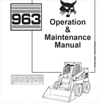 Enhance your operational efficiency with the BOBCAT 963 Loader Operation & Maintenance Manual (Part No. 6724543). This comprehensive PDF file is designed to provide you with essential information for the effective use and upkeep of your loader, ensuring optimal performance and longevity.