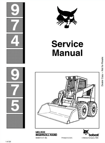 Unlock the full potential of your BOBCAT 974 and 975 loaders with our comprehensive Service Repair Workshop Manual. This PDF file is meticulously designed to provide you with detailed instructions, diagrams, and troubleshooting tips, ensuring that you can perform maintenance and repairs with confidence and ease.