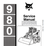 Discover the ultimate resource for maintaining your BOBCAT 980 Loader with the comprehensive Service Manual (6570341) available in PDF format. This manual is designed to provide you with detailed instructions, diagrams, and troubleshooting tips to ensure your loader operates at peak performance.