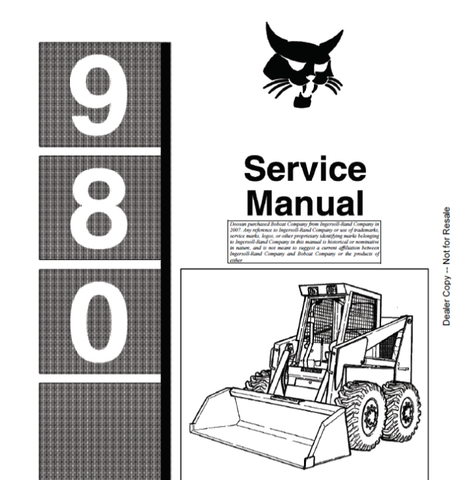 Discover the ultimate resource for maintaining your BOBCAT 980 Loader with the comprehensive Service Manual (6570341) available in PDF format. This manual is designed to provide you with detailed instructions, diagrams, and troubleshooting tips to ensure your loader operates at peak performance.