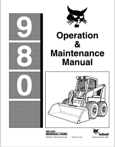 Enhance your operational efficiency with the BOBCAT 980 Operation & Maintenance Manual, available in a convenient PDF format. This comprehensive guide is designed to provide you with essential information on the proper use and upkeep of your BOBCAT 980, ensuring optimal performance and longevity of your equipment.