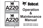 Unlock the full potential of your BOBCAT A220 Turbo with our comprehensive Operation & Maintenance Manual, available in a convenient PDF format. This essential guide is designed to help you maximize the performance and longevity of your high-flow skid steer loader, ensuring you get the most out of your investment.
