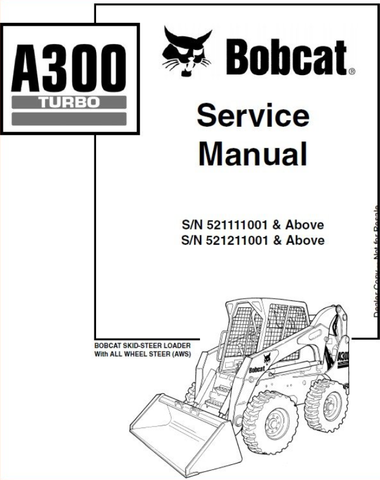 Unlock the full potential of your BOBCAT A300 Loader with our comprehensive Service Repair Workshop Manual in PDF format. This essential guide is designed to provide you with detailed instructions, diagrams, and troubleshooting tips to keep your equipment running smoothly and efficiently.