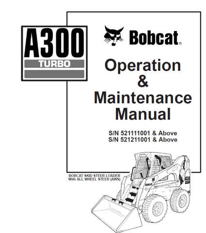 Discover the essential BOBCAT A300 Operation & Maintenance Manual, now available in a convenient PDF format. This comprehensive guide is designed to help you maximize the performance and longevity of your A300 model, ensuring you have all the necessary information at your fingertips.
