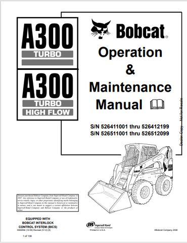 Discover the comprehensive A300 Turbo High Flow Operation & Maintenance Manual (6902694) in PDF format. Essential for optimal performance and care.