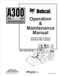 Unlock the full potential of your BOBCAT A300 Turbo Skid Steer Loader with our comprehensive Operation & Maintenance Manual. This PDF file is designed to provide you with essential insights and detailed instructions to ensure optimal performance and longevity of your equipment.