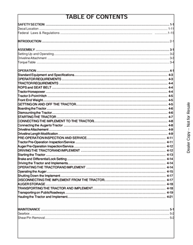 BOBCAT AUGER 3PTA (6904721) OPERATION AND MAINTENANCE MANUAL PDF FILE
