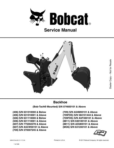 Unlock the full potential of your Bobcat backhoe with the BOBCAT BACKHOE SERVICE MANUAL 6904107 (11-17) in PDF format. This comprehensive guide provides detailed instructions, diagrams, and troubleshooting tips to ensure your equipment operates at peak performance. Whether you're a seasoned professional or a DIY enthusiast, this manual is an essential resource for maintenance and repair, helping you save time and money while extending the life of your backhoe. Download your copy today and take the first ste