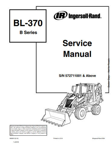 Discover the comprehensive service manual for the BOBCAT BL-370 B Series IR. Download the PDF file (6902813) for expert guidance and maintenance tips.