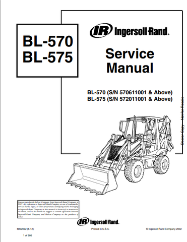  Discover the comprehensive service manual for BOBCAT BL-570 and BL-575 IR. Download the PDF file (6902022) for expert guidance and maintenance tips.