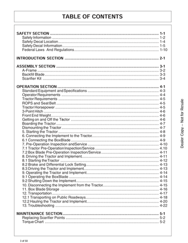 BOBCAT BOX BLADE (6904724) OPERATION AND MAINTENANCE MANUAL PDF FILE