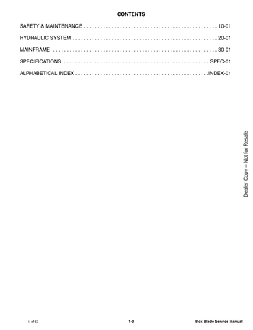 BOBCAT BOX BLADE HD 84 (7361897) SERVICE MANUAL PDF DOWNLOAD