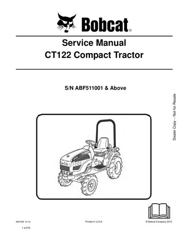 Unlock the full potential of your BOBCAT CT122 with the comprehensive ABF511001 & UP Service Manual (6987028). This PDF file is an essential resource for maintenance and repair, providing detailed diagrams, troubleshooting tips, and step-by-step instructions tailored specifically for your model. Ensure optimal performance and longevity of your equipment with this user-friendly guide, designed to empower both professionals and DIY enthusiasts alike. Don't miss out on the opportunity to keep your BOBCAT runni